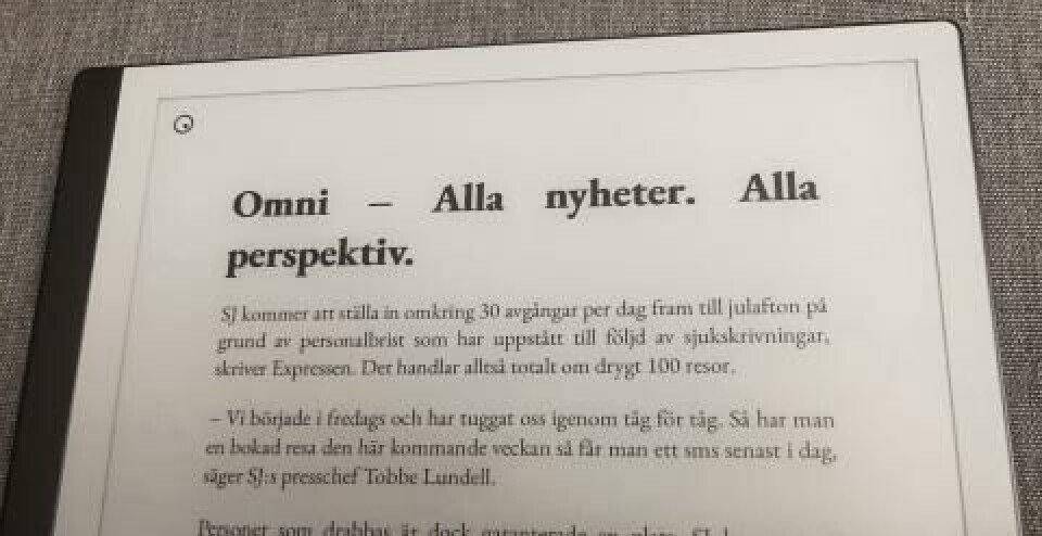 En mall för veckoplan finns att välja som bakgrund.Det går att sortera på några olika sätt, som efter när de senast öppnats. Läsa webbsidor på ReMarkable 2