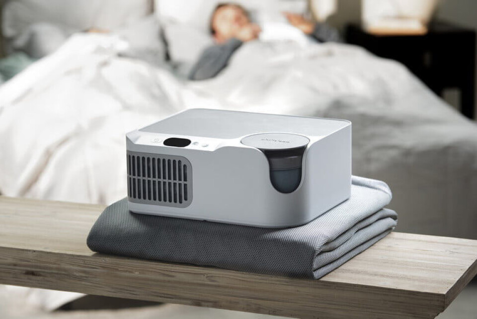 Sömnsystemet Sleepme Dock Pro justerar temperaturen under natten
