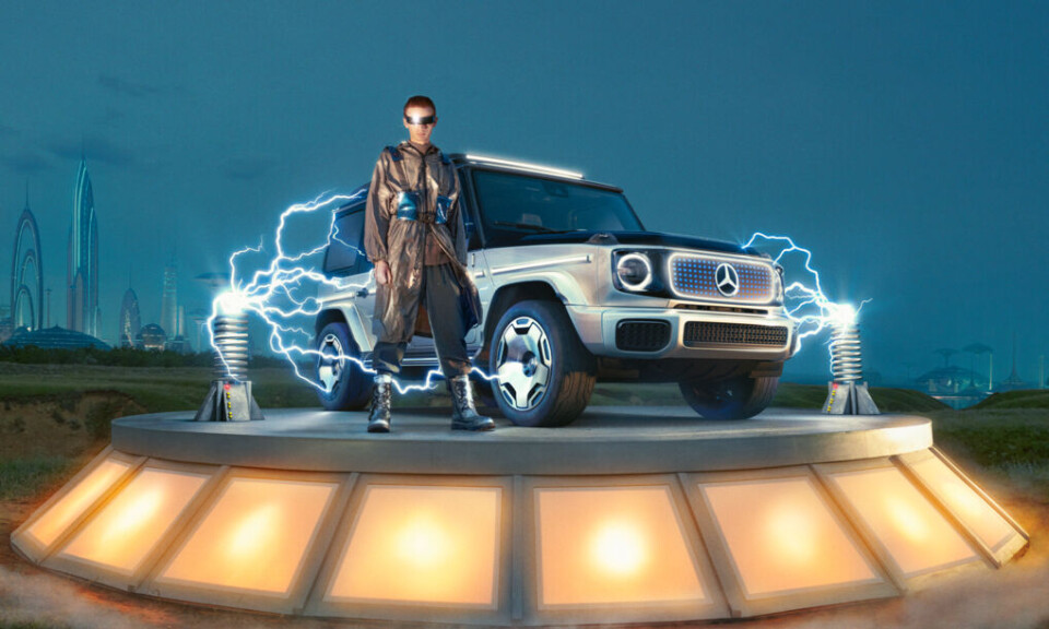 Så ser Mercedes-Benz G-klass ut som elektrisk konceptbil