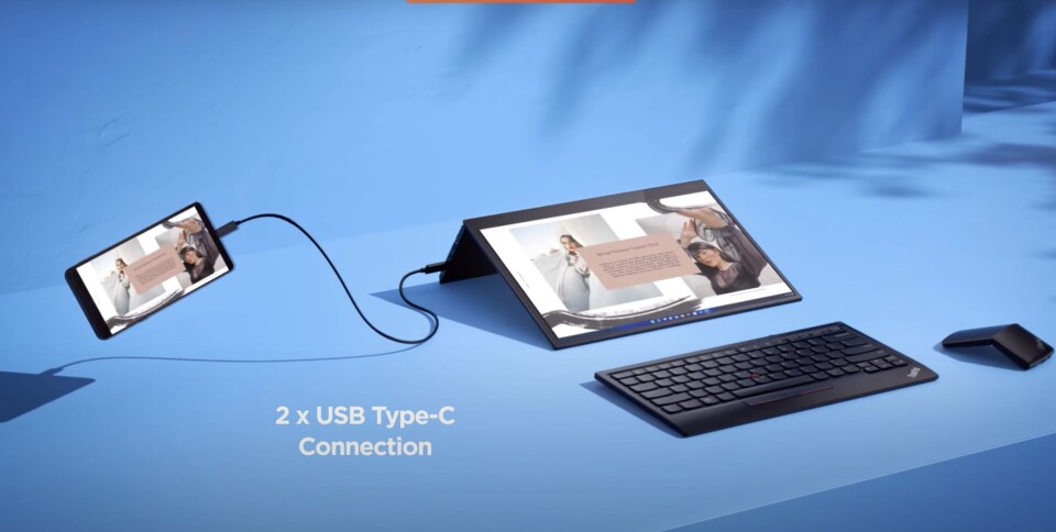 Lenovo ThinkVision M14d: En mobil skärm när du är på språng