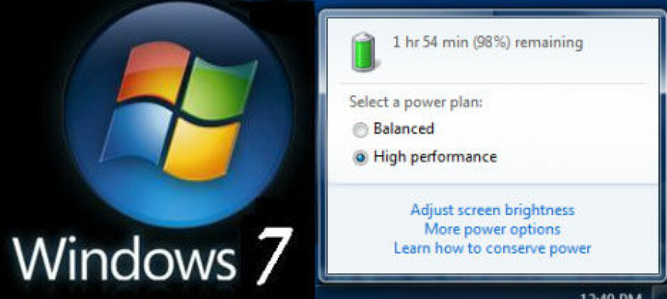 Win 7 sänker ditt batteri