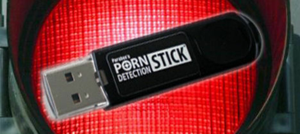 USB-stickan hittar porr på datorn