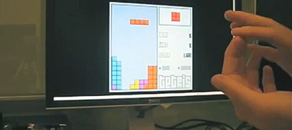 Spela Tetris på fingrarna