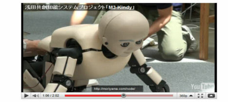 Jättebabyn är en robot