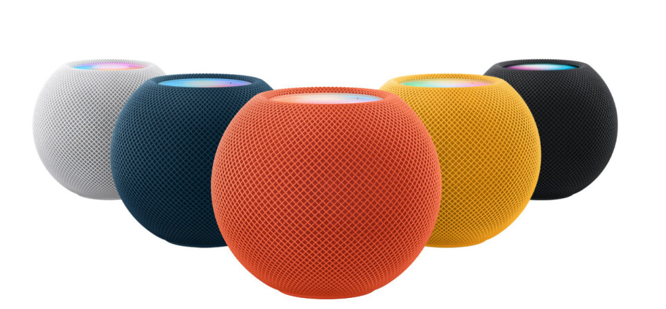 Appel Homepod mini kommer i flera färger och börjar nu säljas i Sverige. Appel Homepod mini kommer i flera färger. Säljs nu i Sverige.