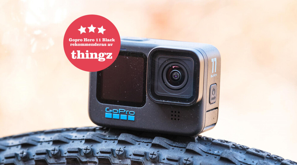 Gopro Hero 11 Black får utmärkelsen Rekommenderas av Thingz.se