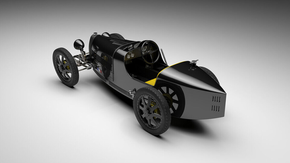 Bugatti Baby II Carbon Edition är här – specialversion av minibil Bugatti baby II carbon edition