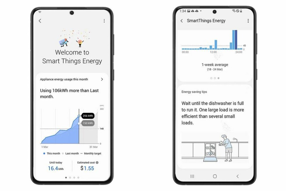 Samsungs app för smartare energikoll kommer till Sverige